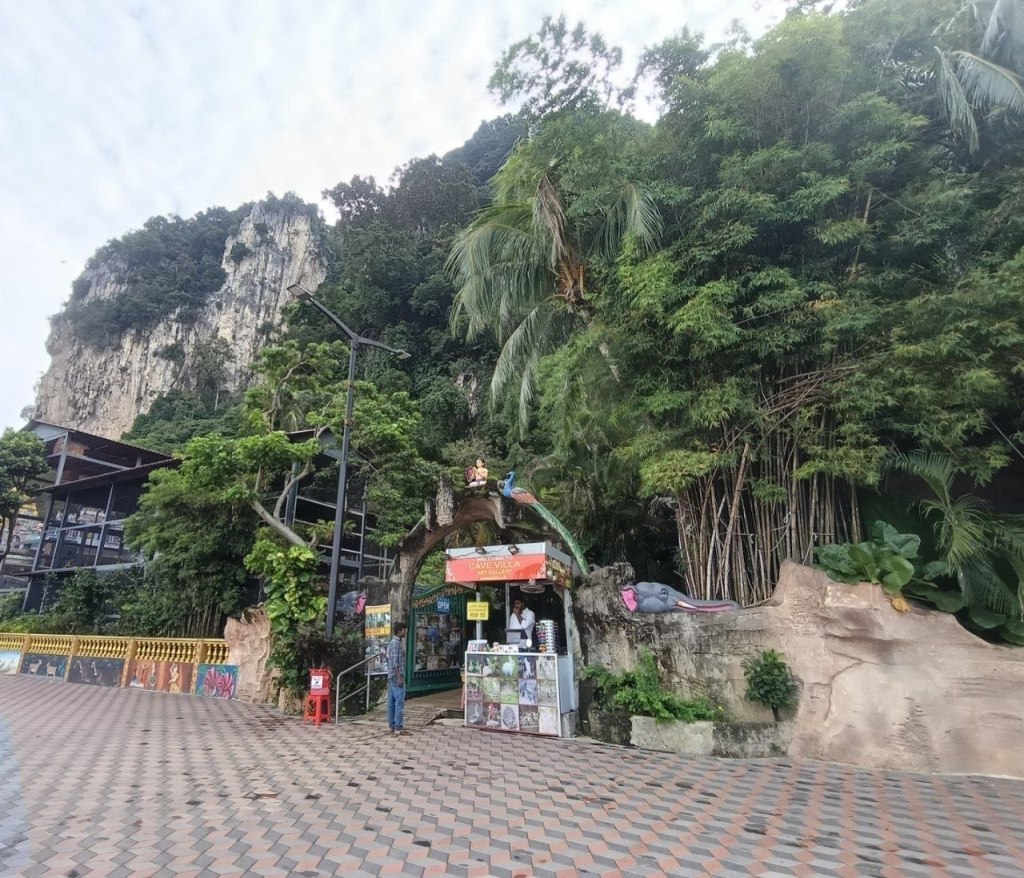 Lord Murugan golden statue at Batu Caves Kuala Lumpur