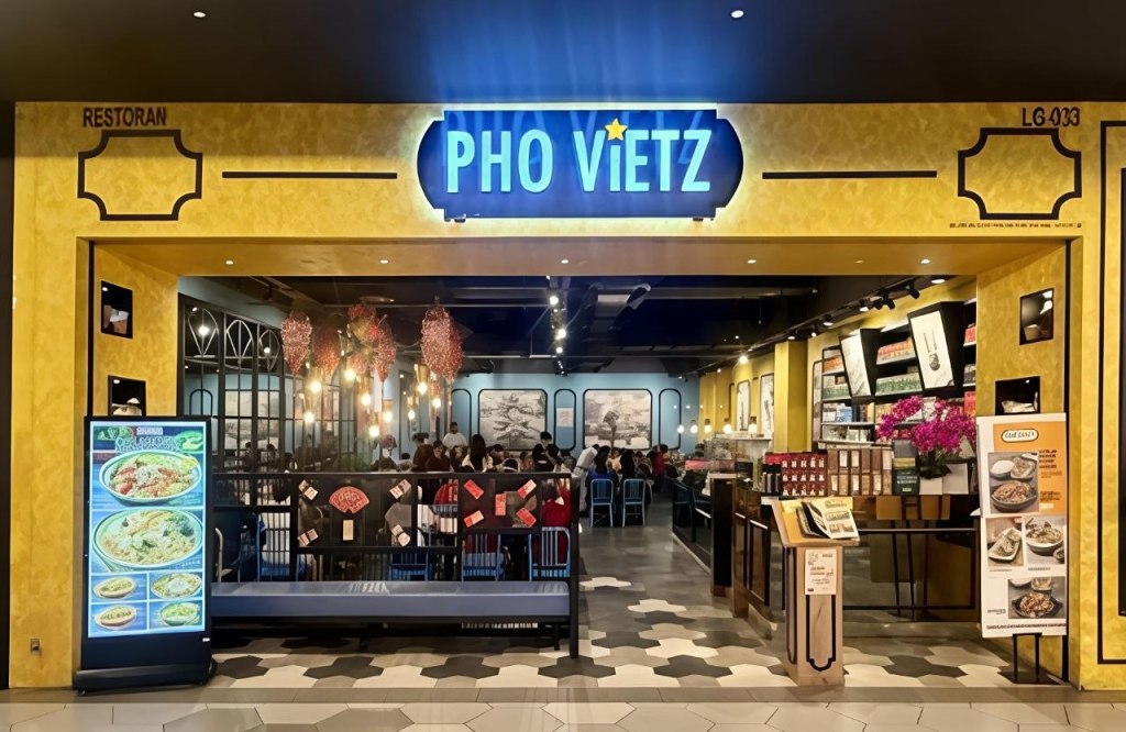 Pho Vietz restaurant entrance at Mid Valley Mall