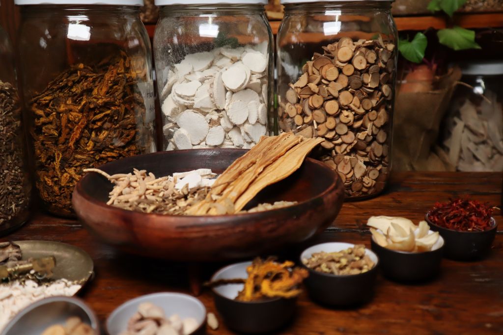 Traditional Chinese medicine herbs used as an alternative remedy